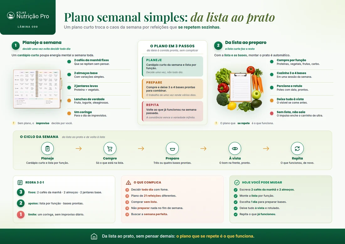 Lâmina de plano semanal